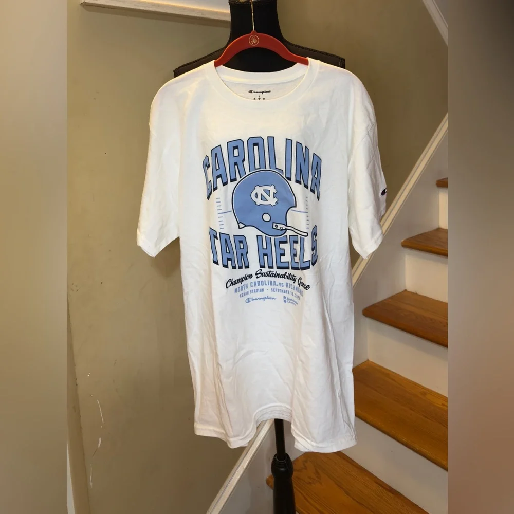 Champion White‎ and Blue Carolina Tee - Picture 2 of 7